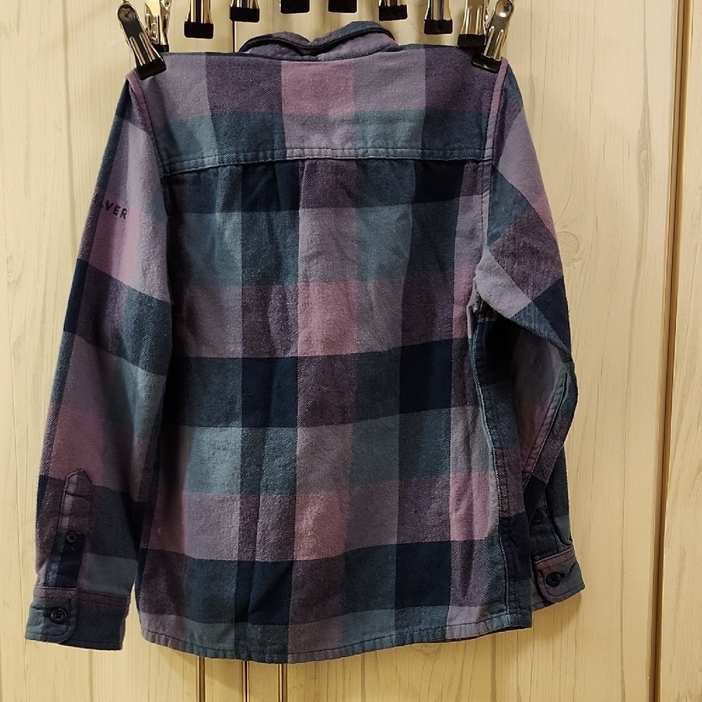 Quiksilver Blue and Purple Checkered Shirt - Picture 9 of 9